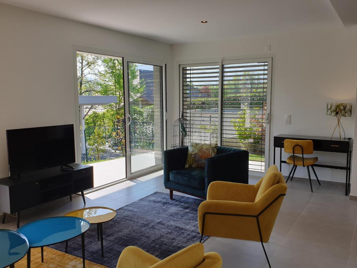 L'Appartement Jardin Avec Vue Montagnes Sévrier Exteriér fotografie