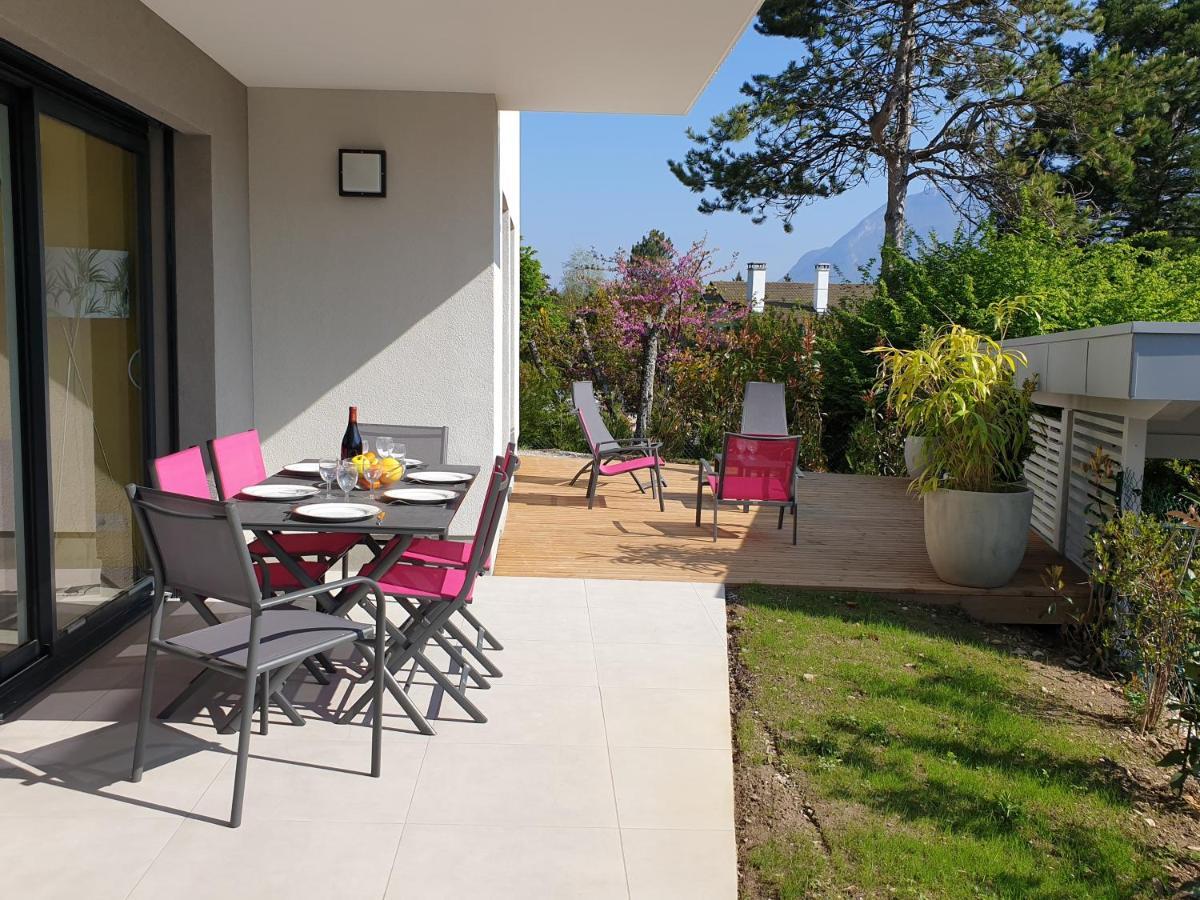 L'Appartement Jardin Avec Vue Montagnes Sévrier Exteriér fotografie