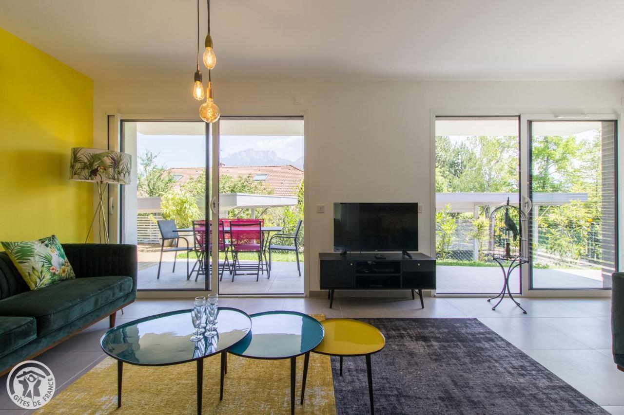 L'Appartement Jardin Avec Vue Montagnes Sévrier Exteriér fotografie