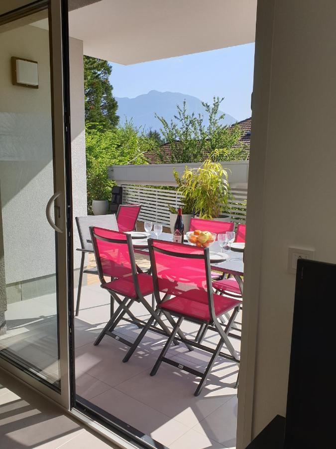 L'Appartement Jardin Avec Vue Montagnes Sévrier Exteriér fotografie